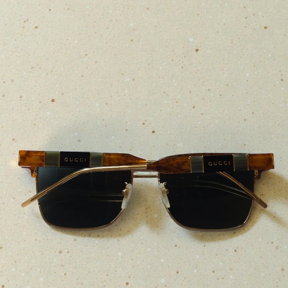 EUC Gucci GG0603S 56mm Tortoise & Gold AUTHENTIC